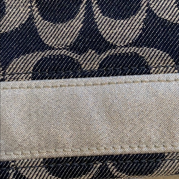 Coach denim wristlet - Picture 4 of 5